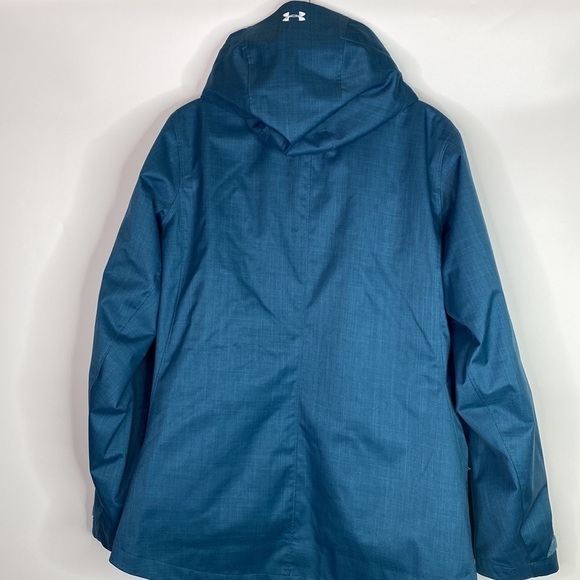 Under Armour Storm Coldgear Infrared Sienna 3 In 1 Jacket Teal Blue Size Medium - Picture 5 of 15